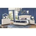 thumbnail image 1 of Sophia Crystal Tufted 4PC King Bedroom Set in Cream made with Wood, 1 of 30