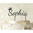 thumbnail image 1 of """Sophia"" Custom Name Cake Topper With Crown Personalized Birthday Cake Topper Color Option Available 5""-7"" Inches Wide", 1 of 1