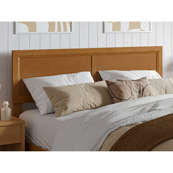 AFI Sophia Full Sized Solid Hardwood Headboard in Light Toffee