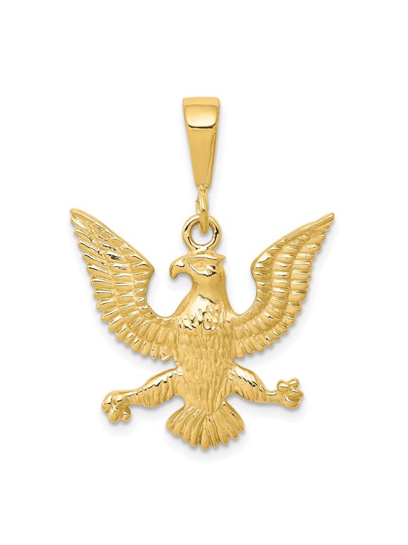 Spread Eagle Charm in 10K Yellow Gold