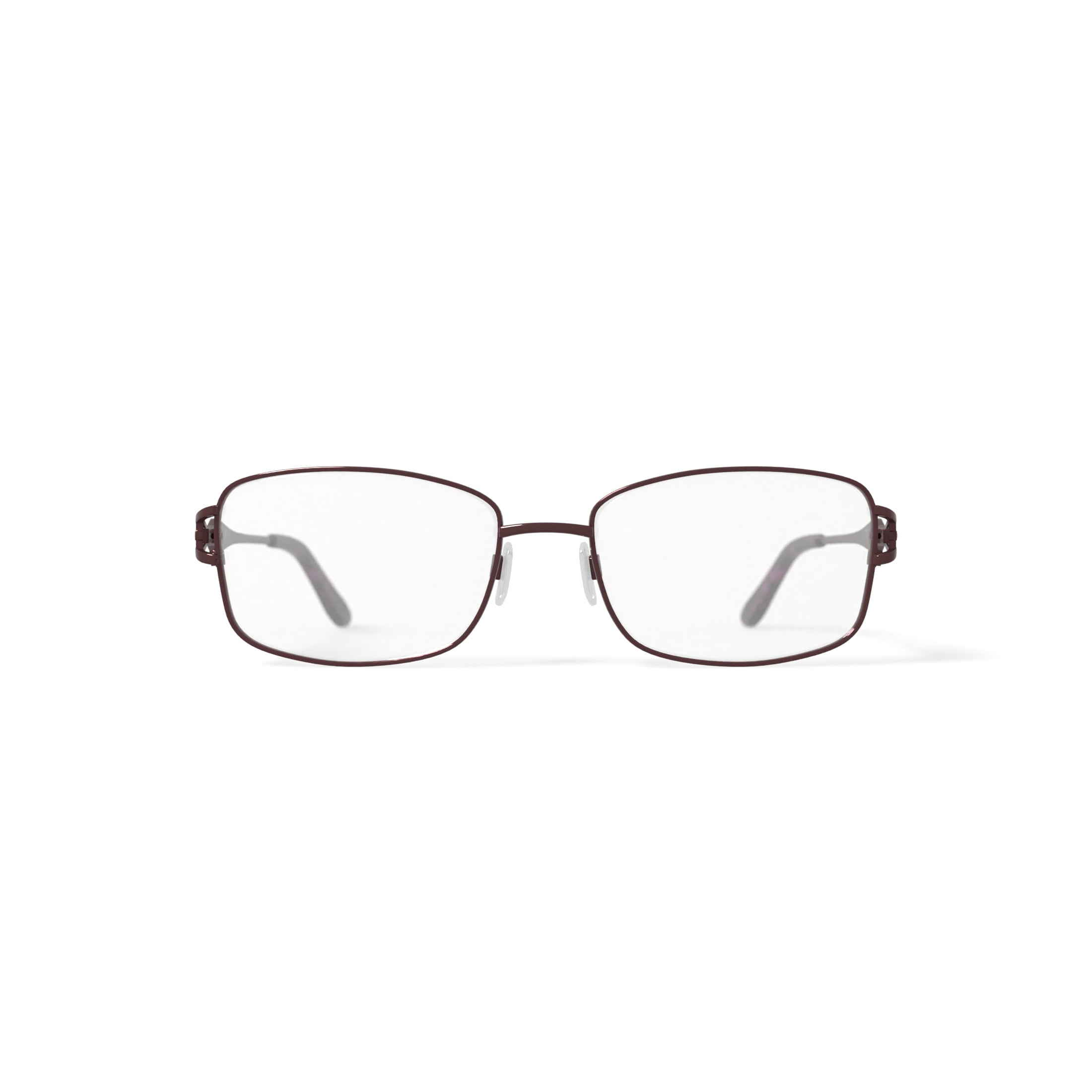 Sophia Loren Women's BR78 Rectangular Prescription Eyeglasses with Case, Purple