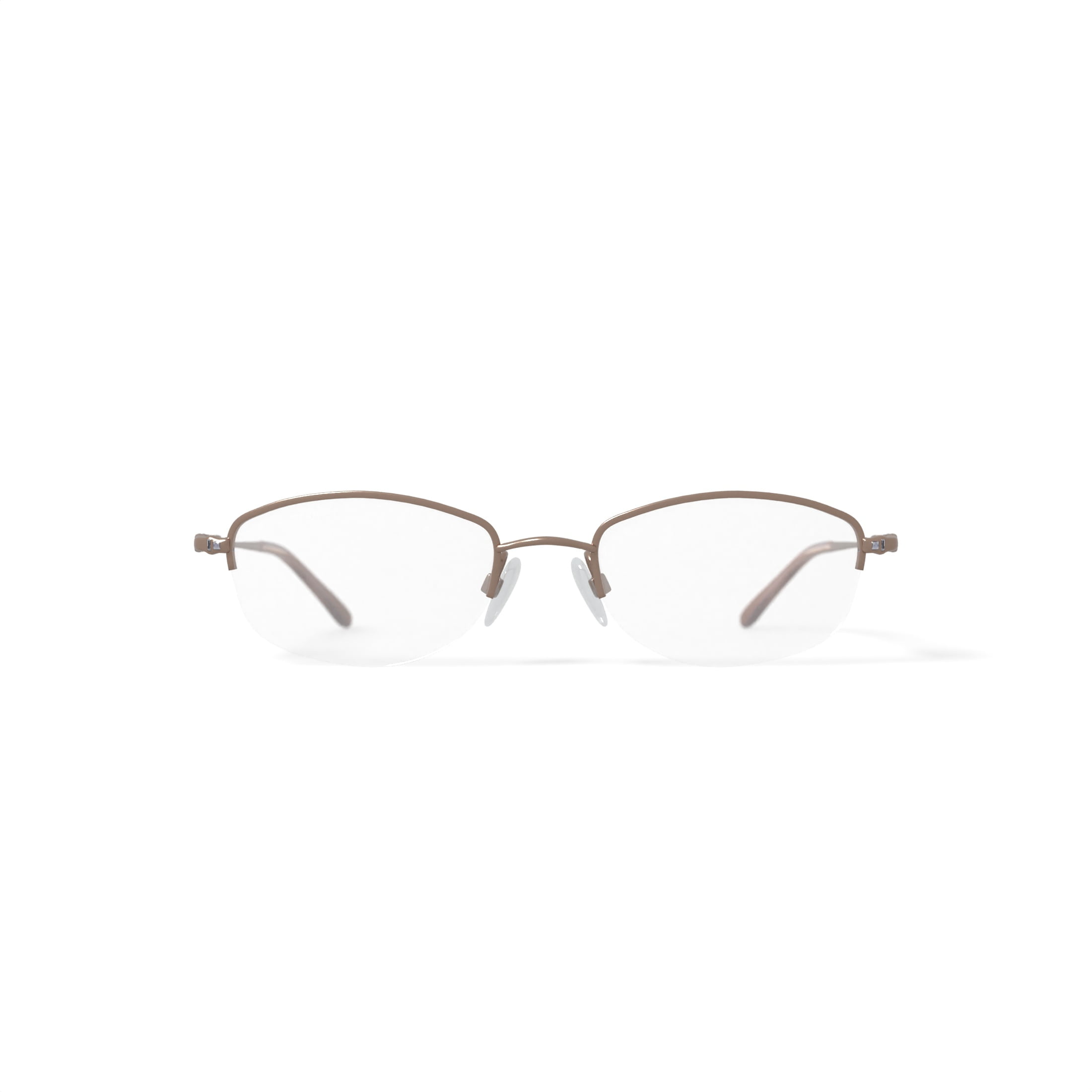 Sophia Loren Women's M163 Oval Prescription Eyeglasses with Case, Gold