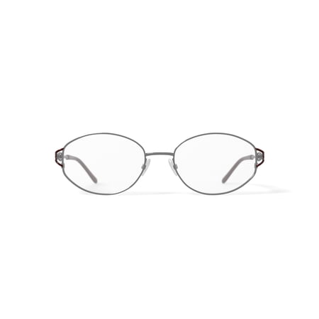 Sophia Loren Women's M190 Oval Prescription Eyeglasses with Case, Burgundy