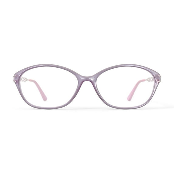 Sophia Loren Women's SL1545 Oval Prescription Eyeglasses with Case, Purple
