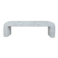 thumbnail image 1 of Jofran Sophia Modern Luxury Curved Upholstered Jacquard Bench - Large, 1 of 5