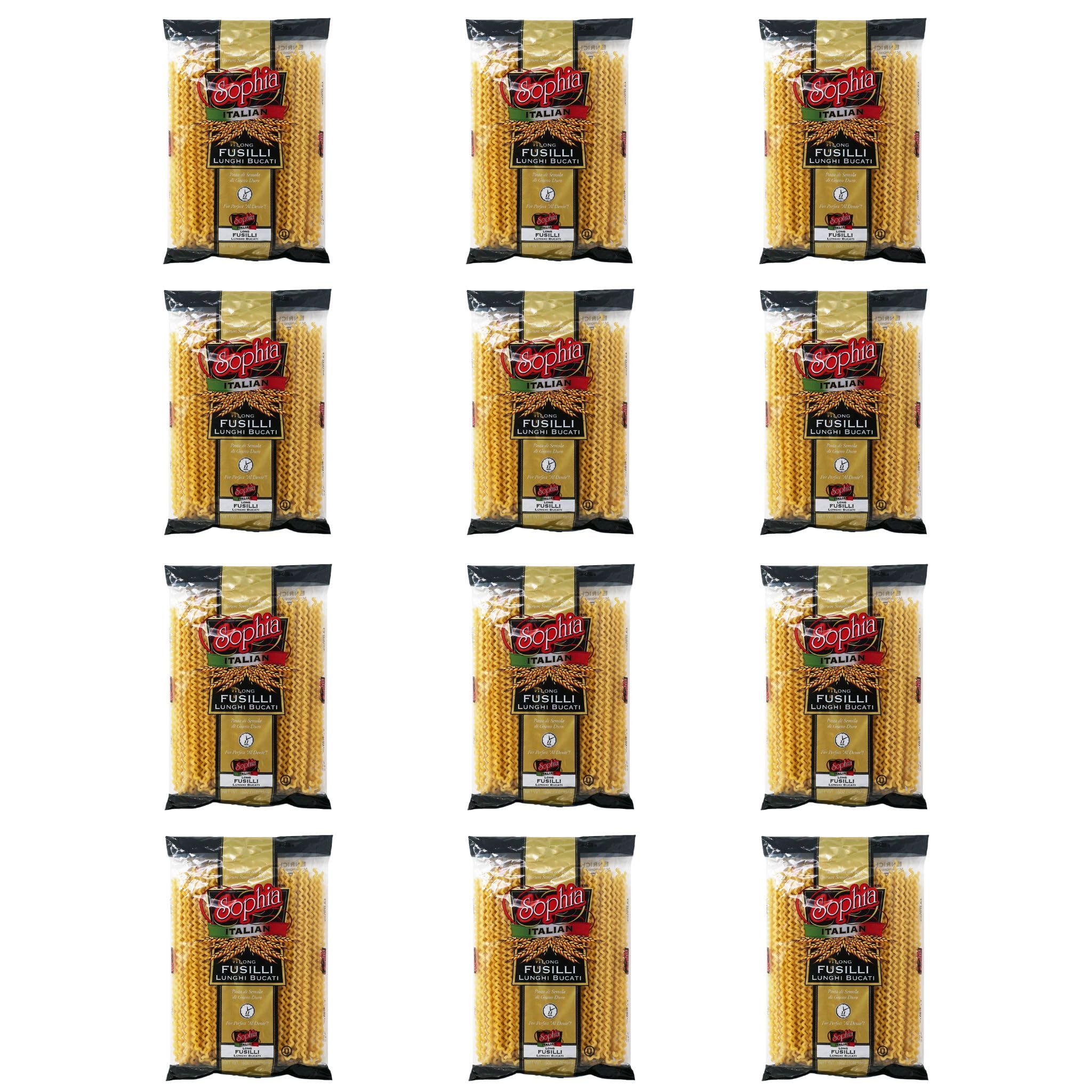 Sophia Pasta Long Fusilli "Col Buco" 16oz (12pack)