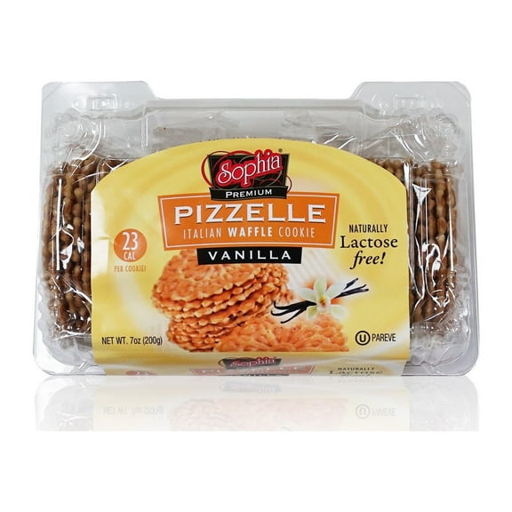 Sophia Pizelle Waffle Cookies - Vanilla 7oz