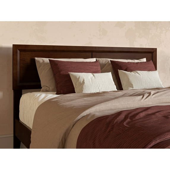 AFI Sophia Queen Sized Solid Hardwood Headboard in Walnut Brown