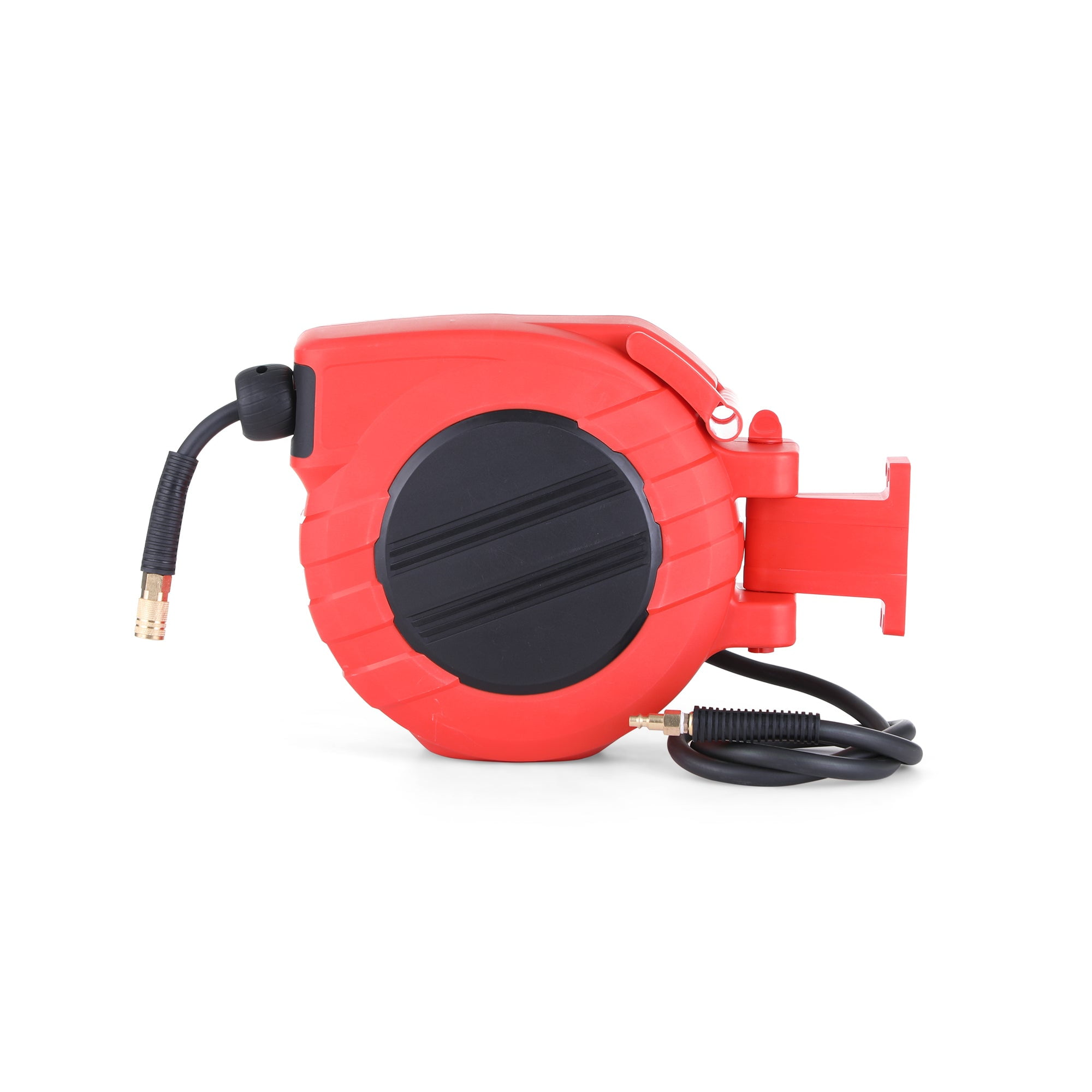 Sophia & William 180°Rotation Retractable 50ft Wall Mounted Air Hose Reel -  Red