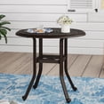 thumbnail image 1 of Sophia & William 31.5" Cast Aluminum Patio Bistro Table for Garden, Backyard with 1.97” Umbrella Hole - Bronze, 1 of 5