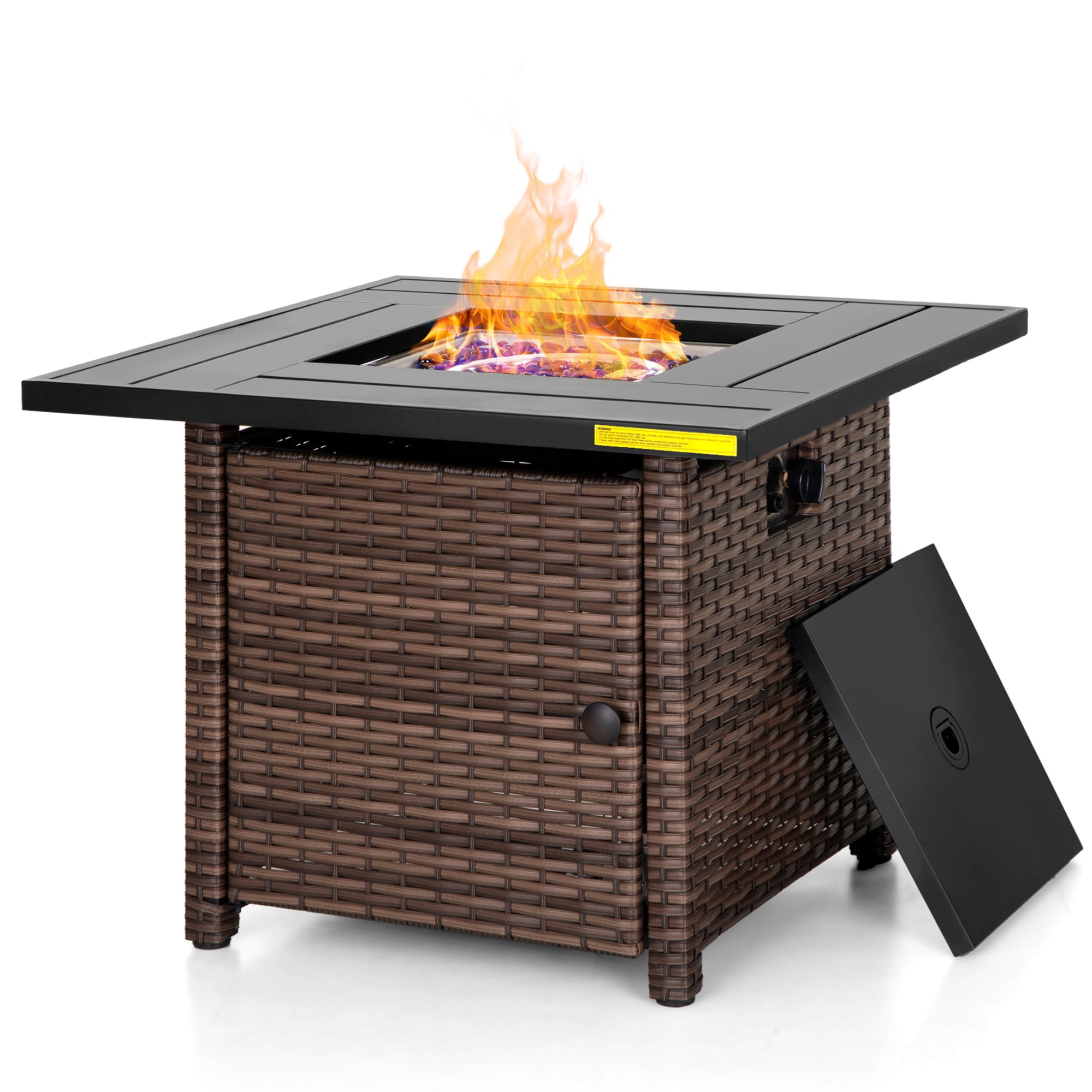 Sophia & William 32" Outdoor Patio Gas Fire Pit Table 50,000 BTU