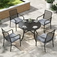 thumbnail image 1 of Sophia & William 5 Piece Patio Metal Dining Set Round Table and 4 Mesh Chairs, 1 of 10