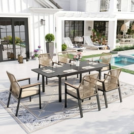 Sophia William Pieces Outdoor Patio Dining Set High Back