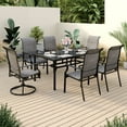 thumbnail image 1 of Sophia & William 7 Pieces Outdoor Patio Dining Set Textilene Chairs and Metal Table, 1 of 10