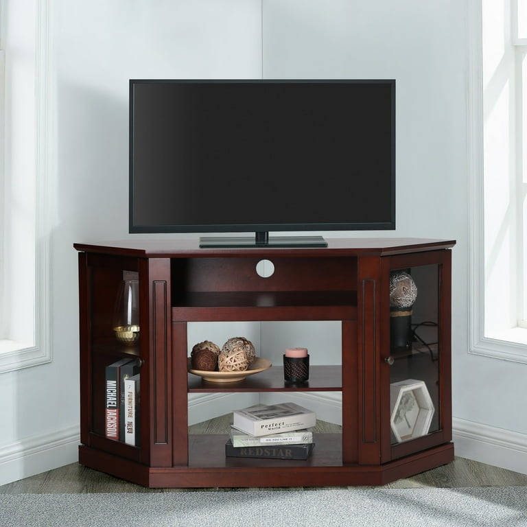 Red corner tv on sale stand