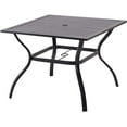 thumbnail image 1 of Sophia & William Outdoor Metal Square Dining Table for 6 Chairs, 1 of 5