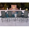 thumbnail image 1 of Sophia&William Patio Steel Sling Folding Dining Chairs Set of 4 - Black, 1 of 7