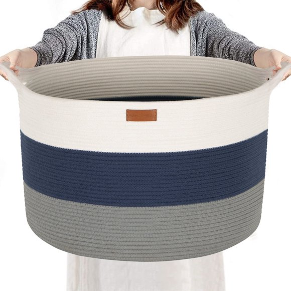 Large Blanket Storage Basket