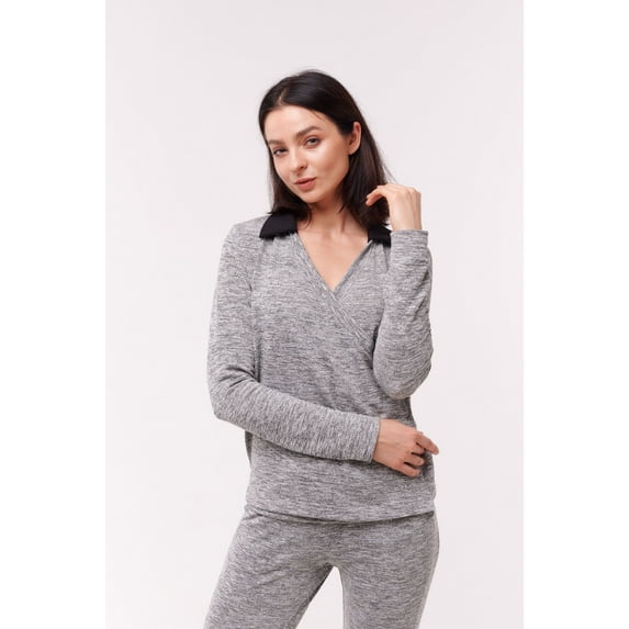 Sophia Wrap Top Silver