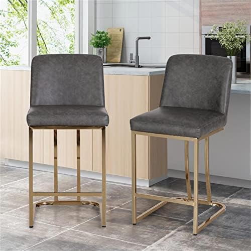 Sophia & William Counter Height Stools 24 Inch Stools with Back for