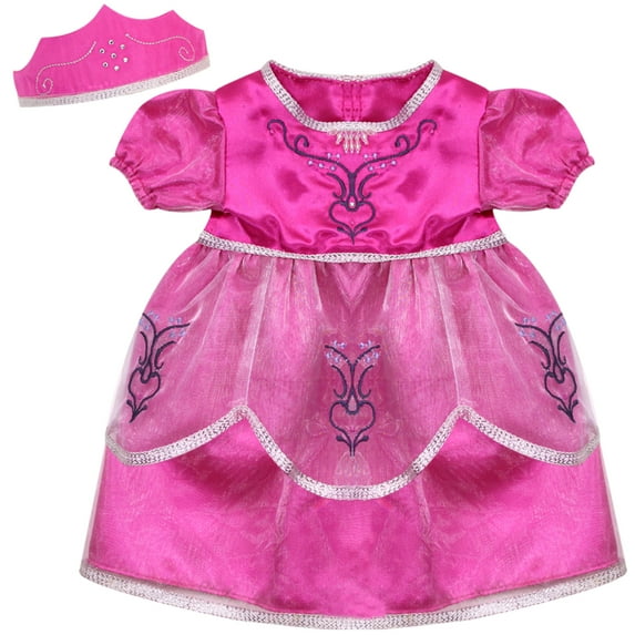 Sophia's - 15" Doll - Princess Dress & Crown - Hot Pink