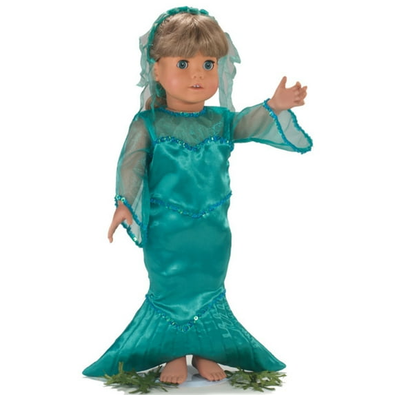 Sophia's 18" Doll Mermaid Costume Gown with Headband