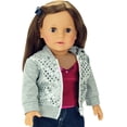 thumbnail image 1 of Sophia's - 18" Doll - Sequin Hoodie - Gray, 1 of 4