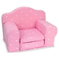 thumbnail image 1 of Sophia's 2-in-1 Plush Polka Dot Pull-Out Sleeper Chair Converts to Single Bed for 18'' Dolls, Light Pink, 1 of 4