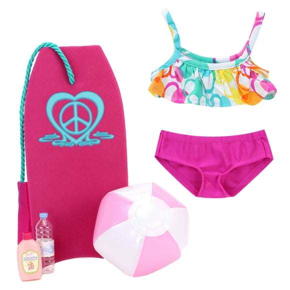 Sophia's Bikini and Beach Accessories Set for 18" Dolls