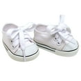 thumbnail image 1 of Sophia's Canvas Sneakers with Laces for 18" Dolls, White, 1 of 5