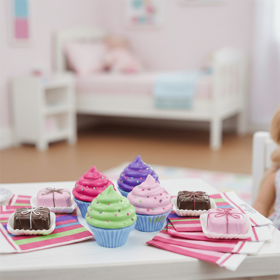 Sophia's Cupcakes & Petit Fours Dessert Set for 18" Dolls