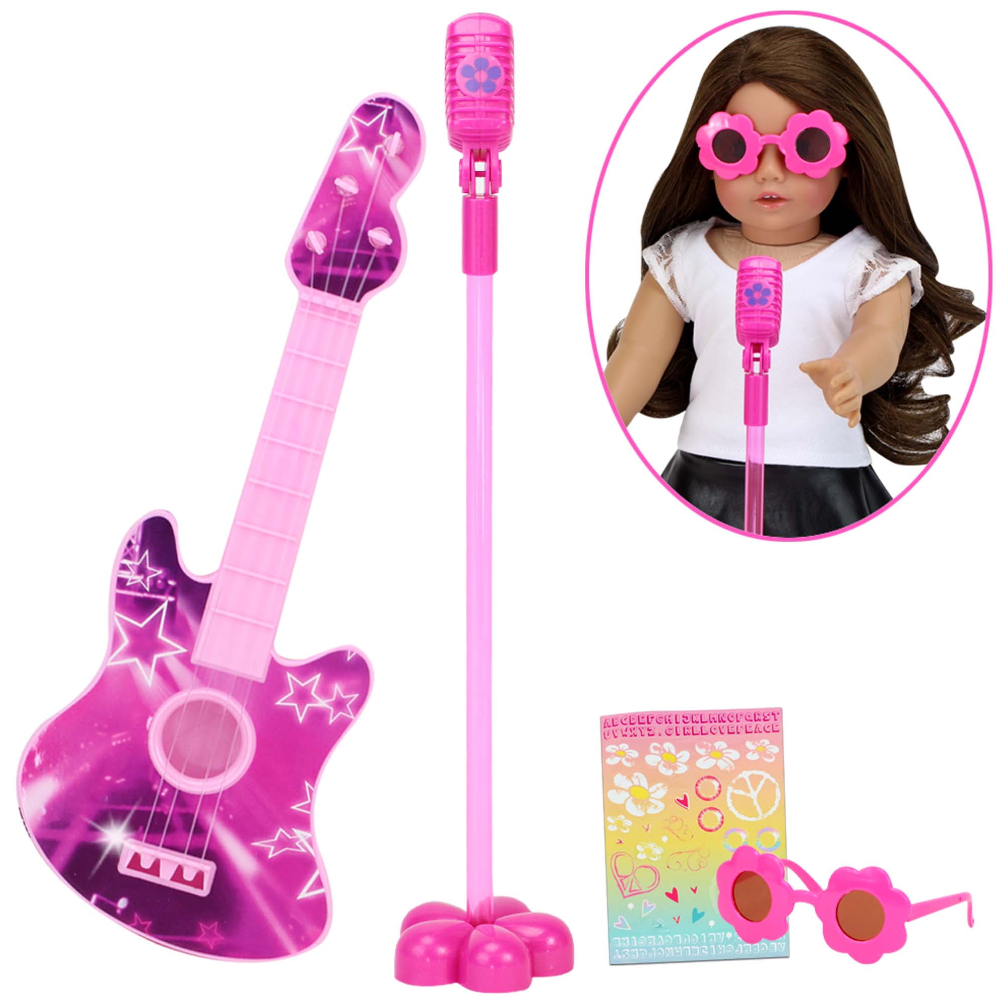 Sophia’s Guitar, Sunglasses and Microphone for 18