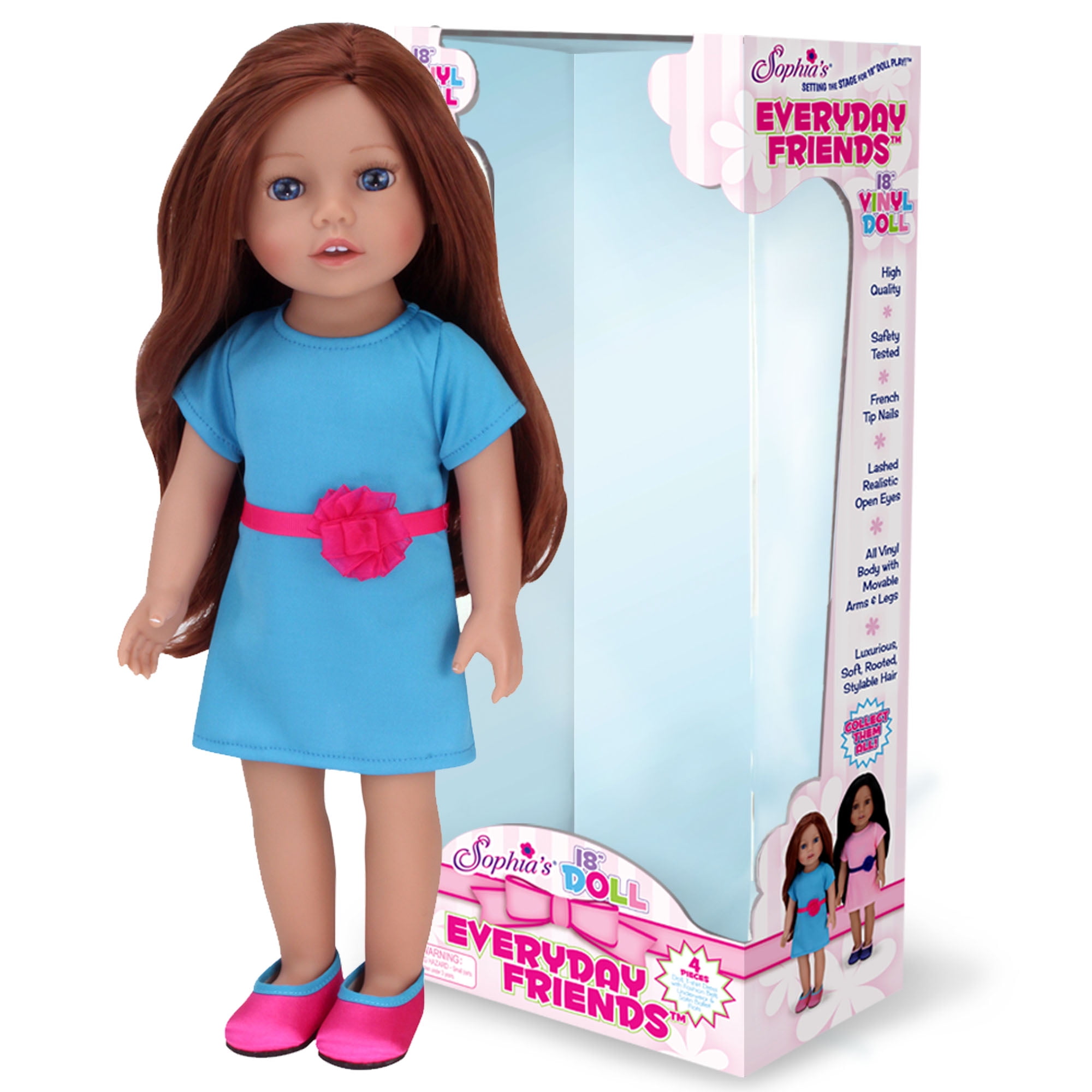 dolls country  ボールペン画 ペルシャ014【ドローイング】 Sophia's, 18 inch Doll, Hailey, Auburn Hair, All Vinyl, Posable