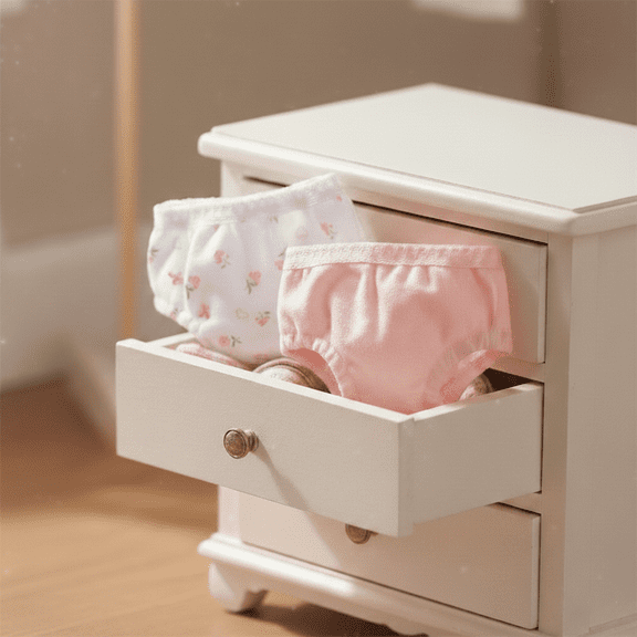 Sophia's Underwear Set for 18'' Dolls, White/Pink