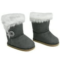 thumbnail image 1 of Sophia's Winter Boots for 18" Dolls, Gray, 1 of 5