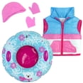 thumbnail image 1 of Sophia's Winter Clothing Accessory Set with Puffy Vest, Hat, Mittens and Snow Tube for 18" Dolls, 1 of 8