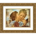 thumbnail image 1 of Sophie 6 32x25 Gold Ornate Wood Framed with Double Matting Museum Art Print Titled - Cherubs, 1 of 4
