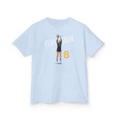Sophie-Cunningham #8 Women Basketball Cartoon Kids Heavy Cotton Tee-KWBSC8001B-Light Blue-S