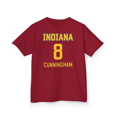 Sophie - Cunningham #8 number Jersey Kids Heavy Cotton Tee-KWBSC8003B-Cardinal Red-XS