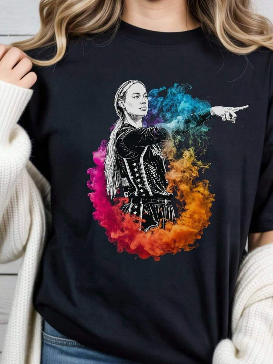 Sophie Cunningham Pointing T-Shirt, Sophie Cunningham Point Signature Basketball Shirt, Women Basketball Vintage Style Shirt