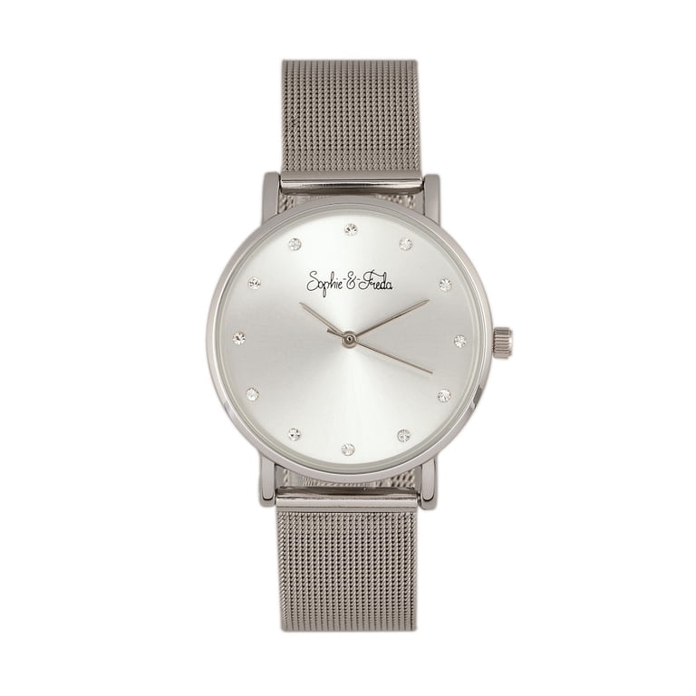 Sophie & Freda Silver Watch w Swarovski Diamonds Sophie and Freda Cambridge Women main image 3