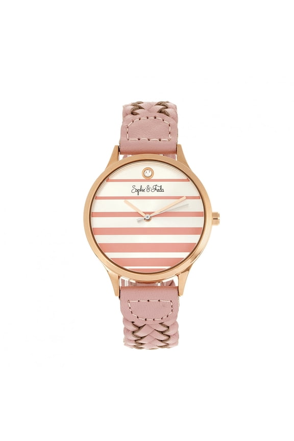 Tucson w/ Swarovski Crystals Rose Gold/Pink | Silver Dial