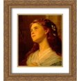 thumbnail image 1 of Sophie Gengembre Anderson 2x Matted 20x24 Gold Ornate Framed Art Print 'Portrait of a Young Girl', 1 of 2