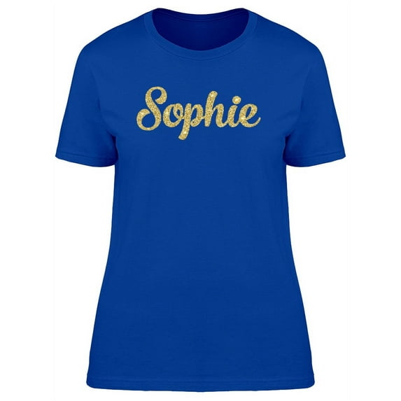 Sophie In Gold sparkle T-Shirt Women -Image by Shutterstock, Female Large