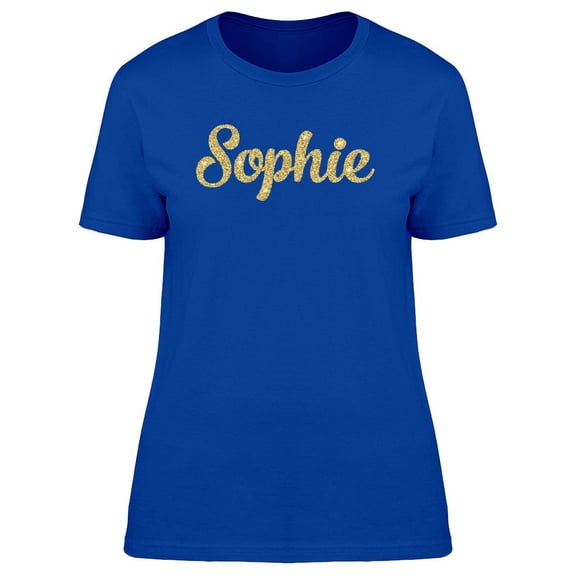 Sophie In Gold sparkle T-Shirt Women -Image by Shutterstock, Female Medium