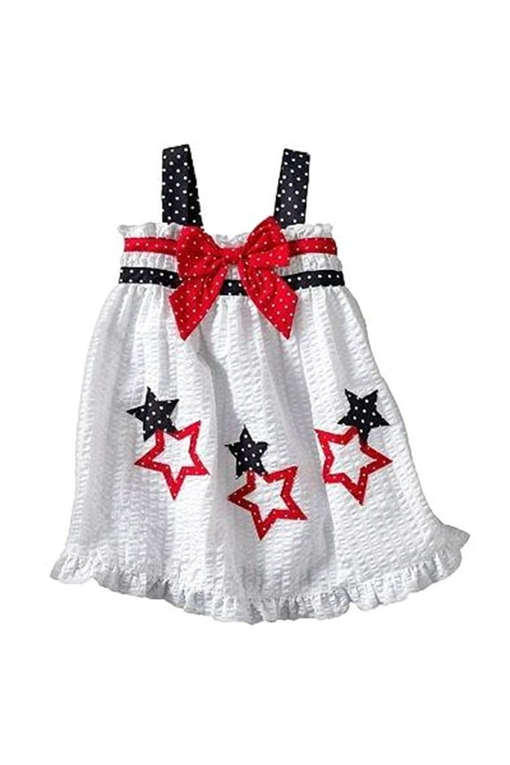 Baby Girl's Stars and Dots Sundress Size 24 Months