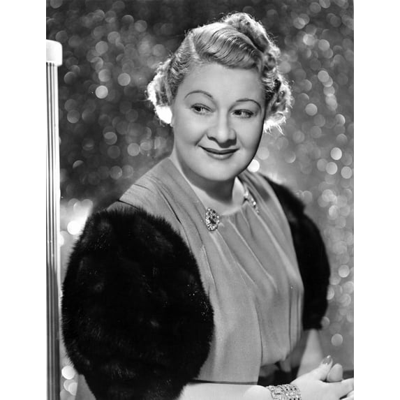 Sophie Tucker wearing a Dress in a Classic Portrait Photo Print (24 x 30)
