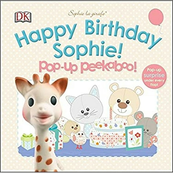 Pre-Owned Sophie La Girafe: Pop-Up Peekaboo Happy Birthday Sophie!: Pop-Up Peekaboo! (Board book) 1465432566 9781465432568