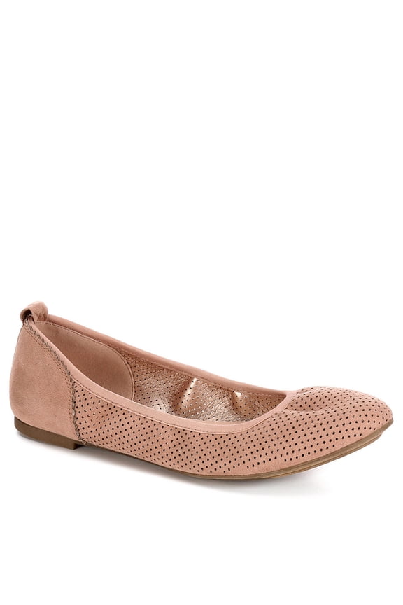 Womens Joy Slip On Ballet Flat Shoes, Blush, US 6.5