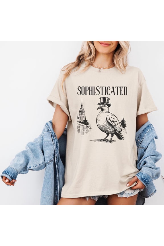 Sophisticate Pigeon Shirt, Pigeon T-Shirt, Unisex Tee, Bird Lover Apparel All Size S-5Xl